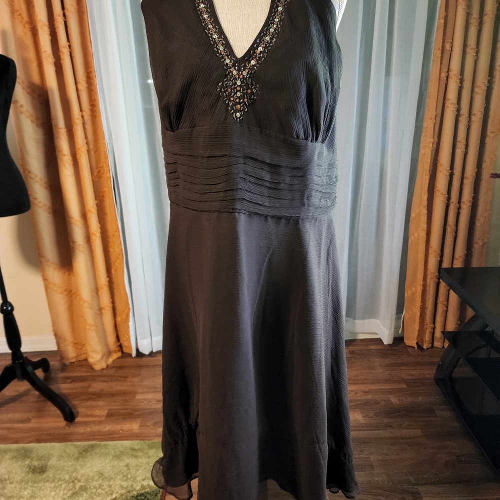 Robbie Bee - Brown Dress
